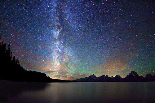 Stars, Milky Way, Jackson Lake, Grand Teton NP, Wyoming
© IronRodArt - Royce Bair
Technical Info: Click here for exposure, camera, lens, and how to.