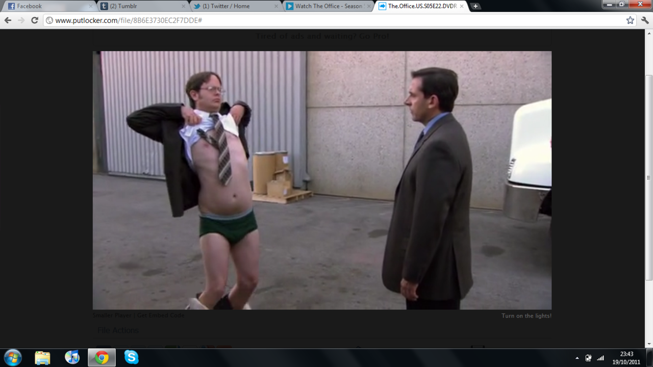 beffscanlon:  I think I’m in love with Dwight a wee bit. Is that wrong? I feel
