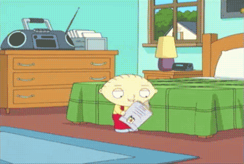 danniforpresident:  When I see a picture of myself in the yearbook. 