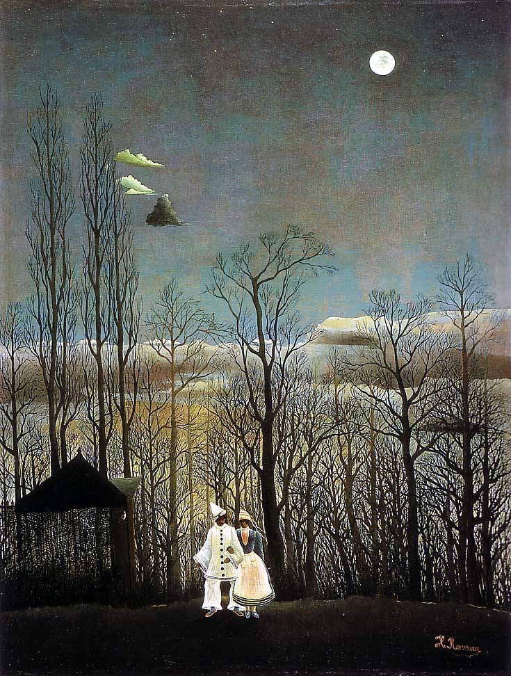 cavetocanvas:
“A Carnival Evening - Henri Rousseau, 1886
”