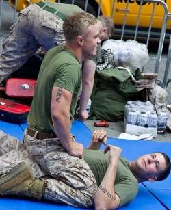 Oddly the guy on top looks a LOT like my cousin&hellip; who is a marine&hellip;