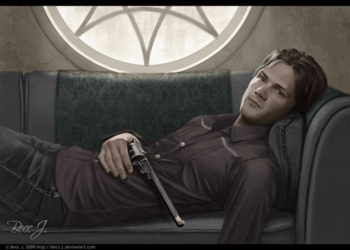 teamfreewill-fanart: Sam Winchester by *becc-j