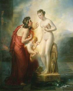 23silence:  Anne-Louis Girodet-Trioson - Pygmalion et Galatée, 1813 - 1819 