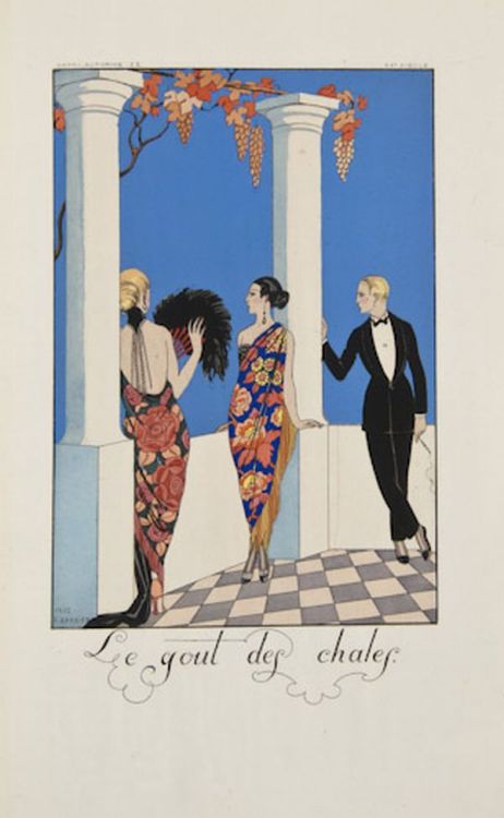 Barbier (George).- Falbalas & Fanfreluches: Almanach des Modes…pour 1922 Dreweatts, Chi