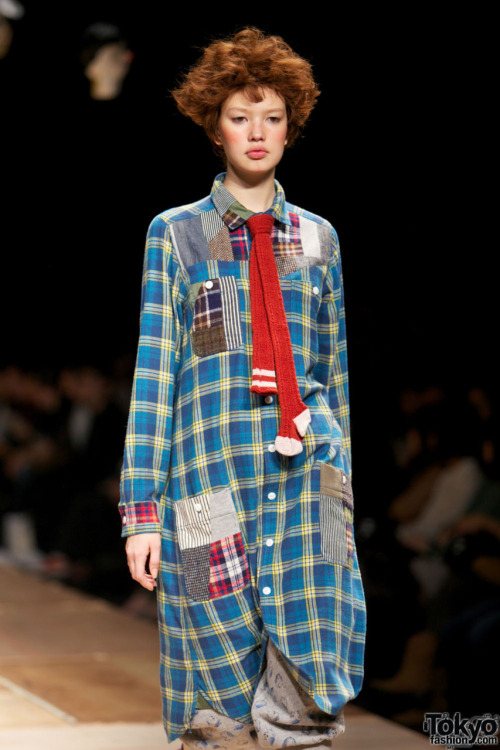 Cute tomboy looks at today&rsquo;s Ne-net show during Japan Fashion Week.