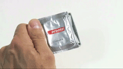 toptumbles:  Introducing. The Fabulous. Pronto Condom.