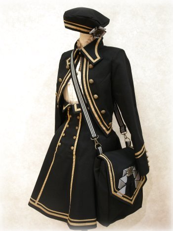 shinnchan:  kitsoru:  Military style lolita coords via Frasco blog.  ASDFGHJKDLFJHALKFJAKFJLFLJFLA