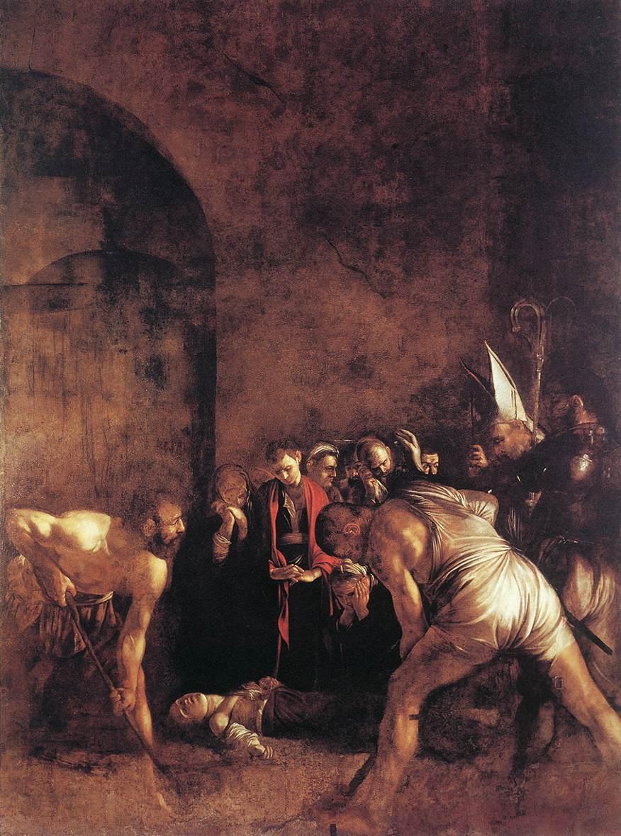 phassa:  Caravaggio - Burial of St Lucy 