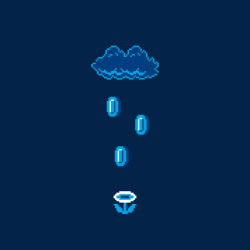it8bit:  Let It Rain  - by Brinkerhoff Shirt