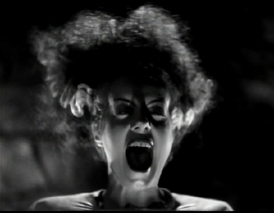 monsterman:  Elsa Lanchester - The Bride of Frankenstein (1935) hmm Bride and Frankenstein