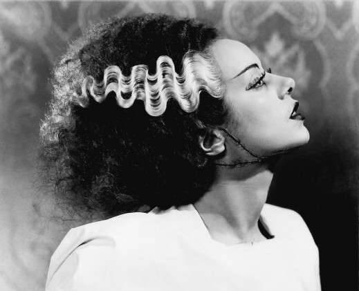 monsterman:  Elsa Lanchester - The Bride of Frankenstein (1935) hmm Bride and Frankenstein