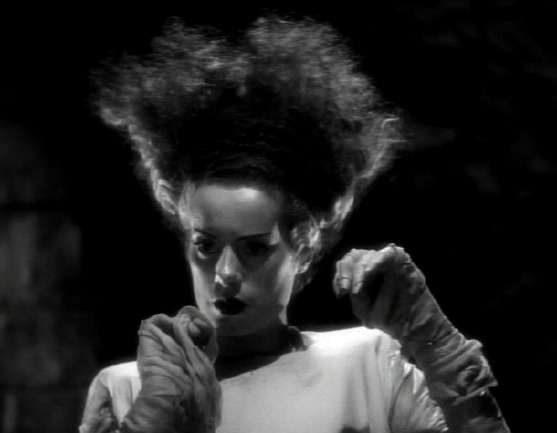 monsterman:  Elsa Lanchester - The Bride of Frankenstein (1935) hmm Bride and Frankenstein