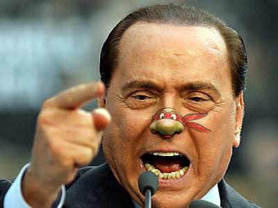 Italian Prime Minister Silvio Berlusconi, outraged over Parliament’s rejection of his “Pizza Party for Peace” act. Parliament reportedly also rejected his idea that “we should all go to Olive Garden, where we’ll be a family again.”
Twix Raider