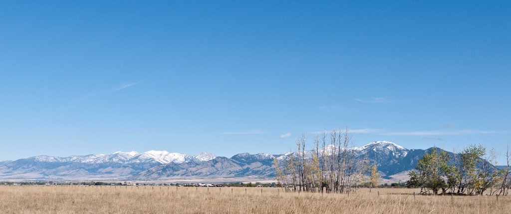 Last weekend in Bozeman, Montana. This is a photo of the Bridger mountain range.