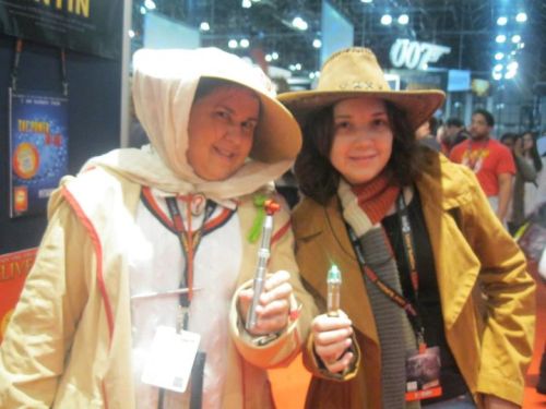 Me as The 4th doctor with Lady 5th Doctor