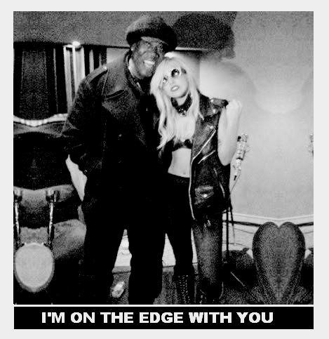 calderoneatemyheart:  Clarence and Gaga. 