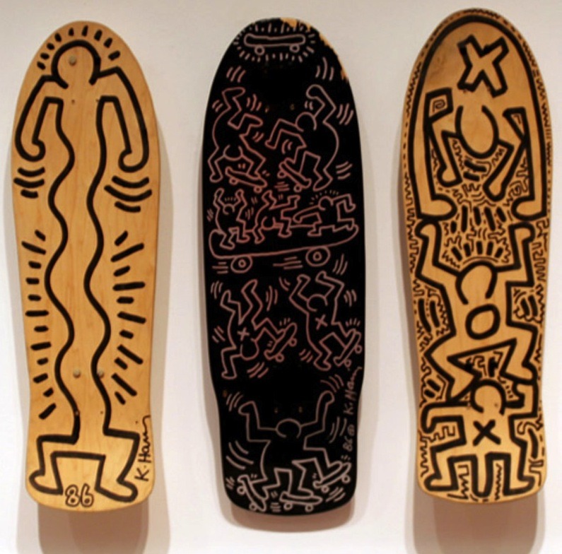 tisaworldwide:keith hAring boArd$ - circA 86’