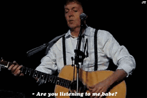bellabeatle:  Aww Paul! 