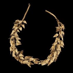theancientworld:  Wreath of olive leaves
