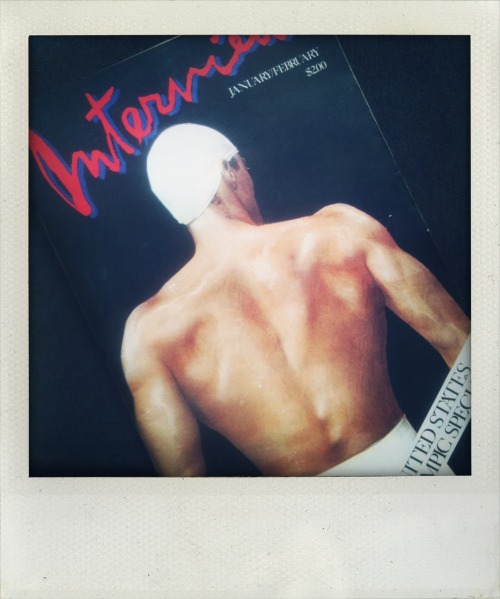 Interview Magazine from January ‘84. A 100 page Bruce Weber portfolio of the entire US Olympic team…some beautiful portraits! The games were held in LA that summer.