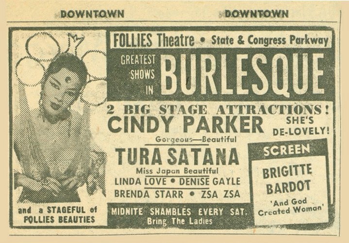 greggorysshocktheater:  Burlesque legend Tura Satana (1938-2011) - &ldquo;Miss