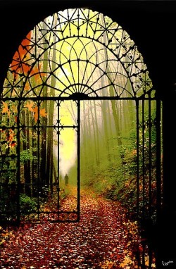 bluepueblo:  Gates of Autumn, Czech Republic