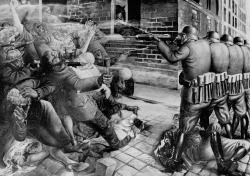 missfolly:  Street Fight (destroyed in 1945),