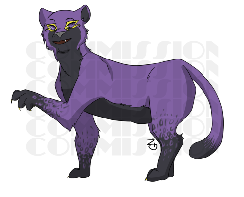 Commissioned by UnderHuntressMoon1Char Animal Full Color (Cell) - Normally $15.00, 33% discount for 