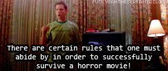  Randy’s rules on how to survive a horror