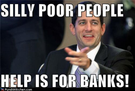 mohandasgandhi:
“House Budget Committee Chairman Paul Ryan (R-WI) says students should just get 3 jobs to pay for college instead of using Pell Grants
Tax breaks for the wealthy and corporations? That’s a-ok! Why are students complaining? Working 3...