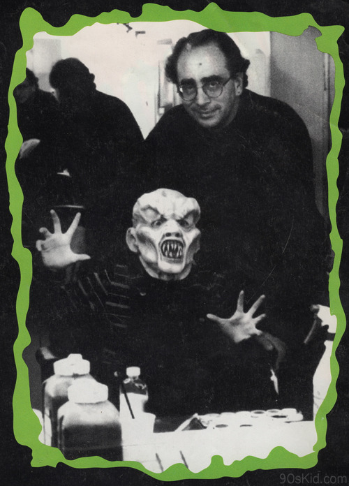 Goosebumps author R.L. Stine on the set of “The Haunted Mask”