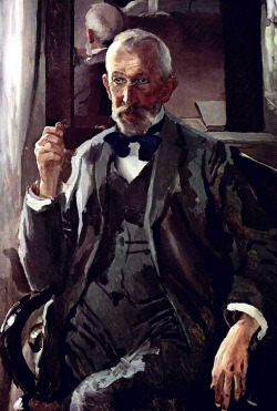 art-mirrors-art:  Konstantin Somov - Portrait of the father (1897) 