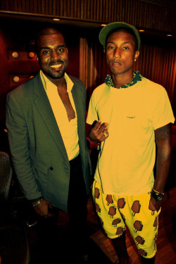 peywoy:  Kanye West and Pharrell 