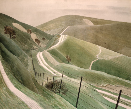 journalofanobody:  Chalk Paths, by Eric Ravilious