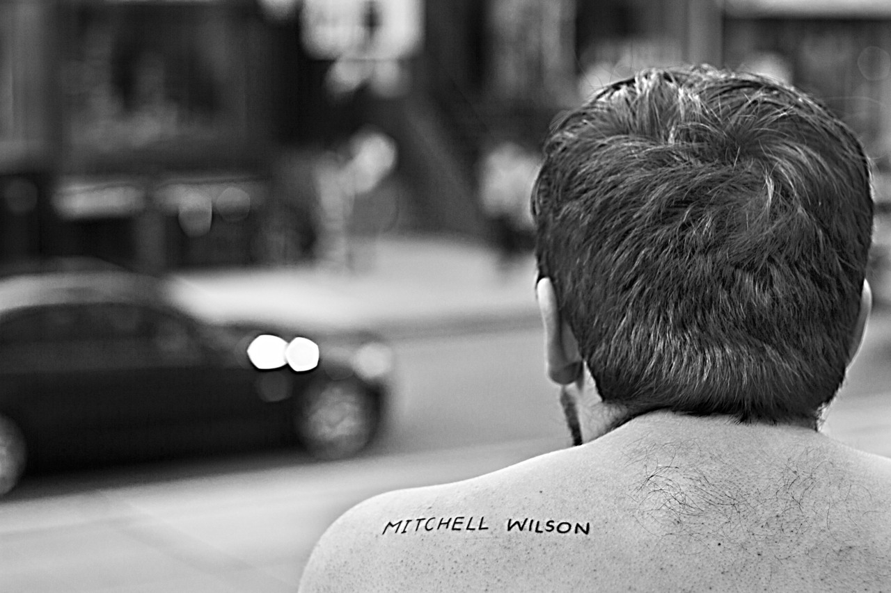 277.4/365 : Mitchell Wilson was an 11 year old who committed suicide. My friend, felt that his life must be immortalized, and a piece of this child’s life will live on in the spirit of humanity. Joe Ianni @ Yorkville. Downtown Toronto