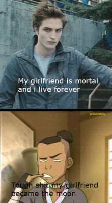 crowmunculus:  badass-barmaid:  xigblog:  judgeoftheglute:  pointsandauthority:  Sokka tells it like it is  That’s rough, buddy.  ((I will always reblog this))  ((FOREVER REBLOG.))  WELP IT’S ON MY DASH AGAIN GOTTA REBLOG 