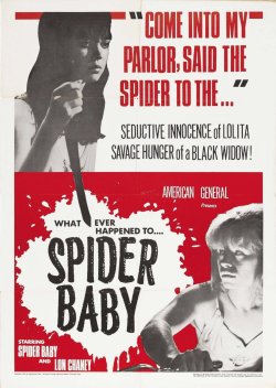 oldfilmposters:  Spider Baby (1968) Watch/Download