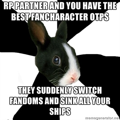 fyeahroleplayingrabbit:  and they never talk to you again :’I submitted by im-the-best-at-space