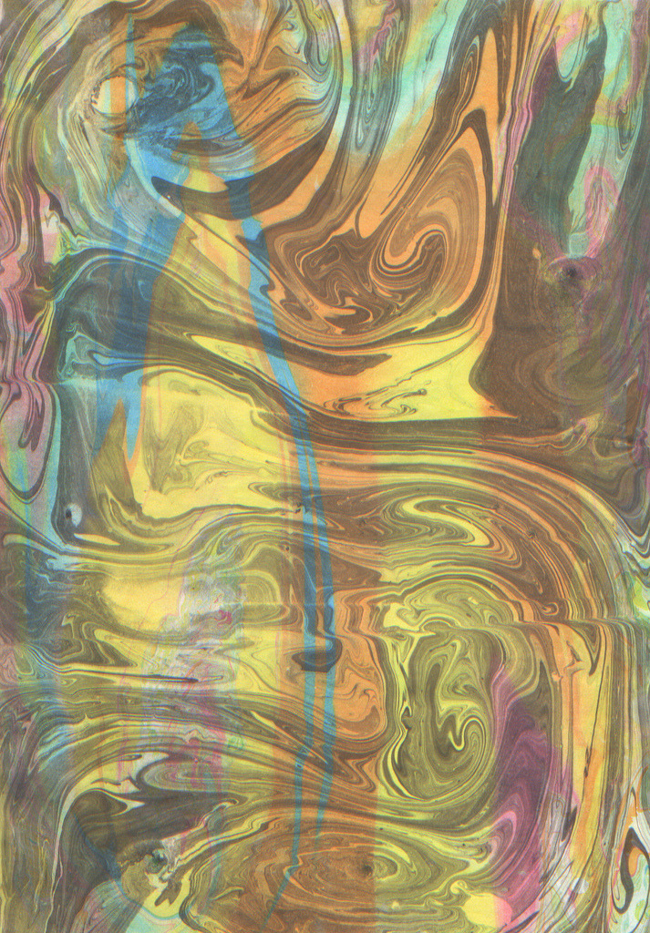 srhhmmnd:  suminagashi print, 2012