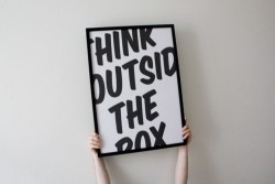 Actually, i need to think outside the box..