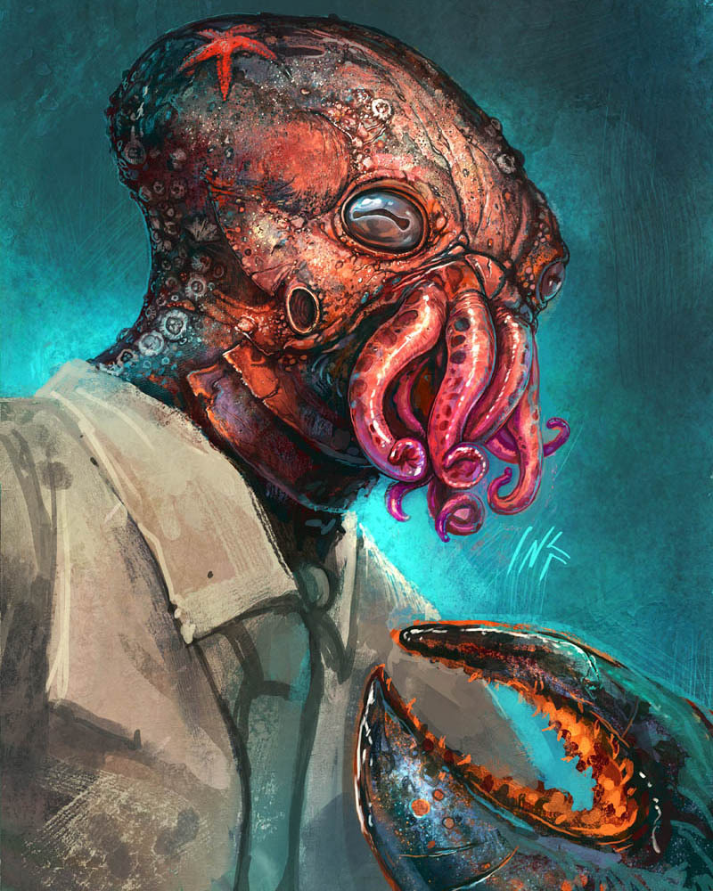The brilliant Doctor Zoidberg gets a sense of realism given to him in Alexander Nanitchkov’s excellent Futurama fan art illustration.
Why not Zoidberg by Alexander Nanitchkov (CGHUB) (Facebook) (Twitter)