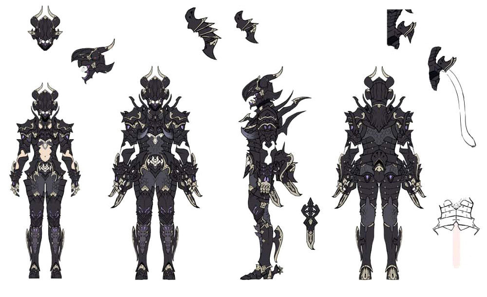 strawberry-bubbles:  Artwork from Final Fantasy XIV Version 2.0 by Akihiko Yoshida