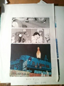 Original Otomo marker color test page guide