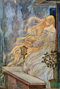 fairytalemood:  “Rapunzel” by Florence Harrison 