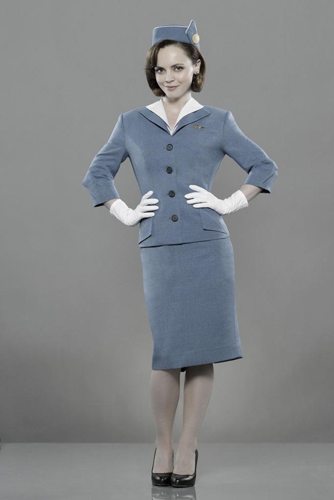 smifffy:  Is she? or is she not wearings stockings &amp; a girdle underneath,