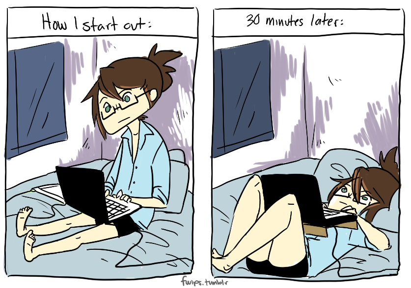 benesmauglocked:
“ fwips:
“ Laptop Usage in Bed: the slippery slope
”
I relate to this on a molecular level.
”