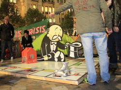 Banksy Artwork for Occupy London Movement