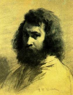 artistandstudio:  Jean-Francois Millet, Self-Portrait