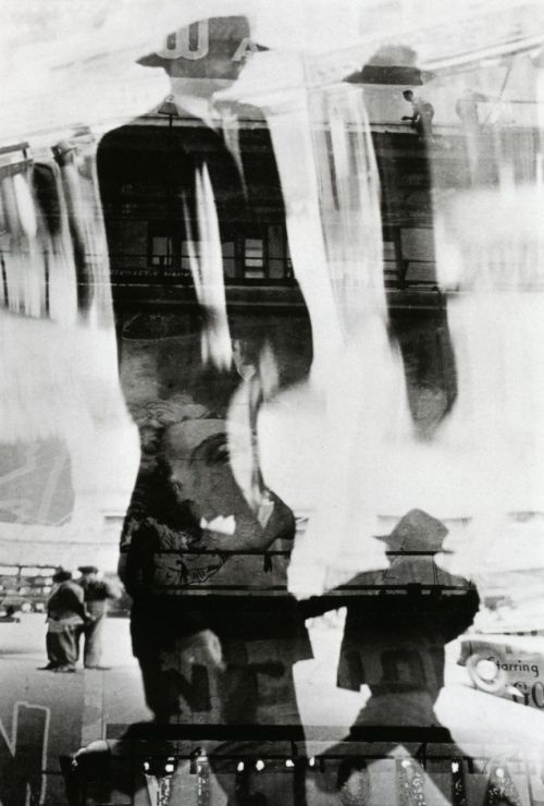 liquidnight:Louis Faurer42nd St. Collage (alternative title Rat Race)New York, NY, 1946-49From Louis