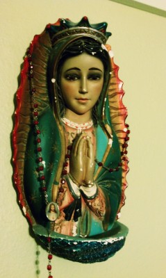 I inherited this Mary bust from my great aunt in Mexico. This is easily 50 yrs old.